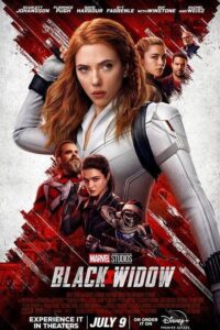 Streama Black Widow med Nordic IPTV - Marvel actionposter med Scarlett Johansson.